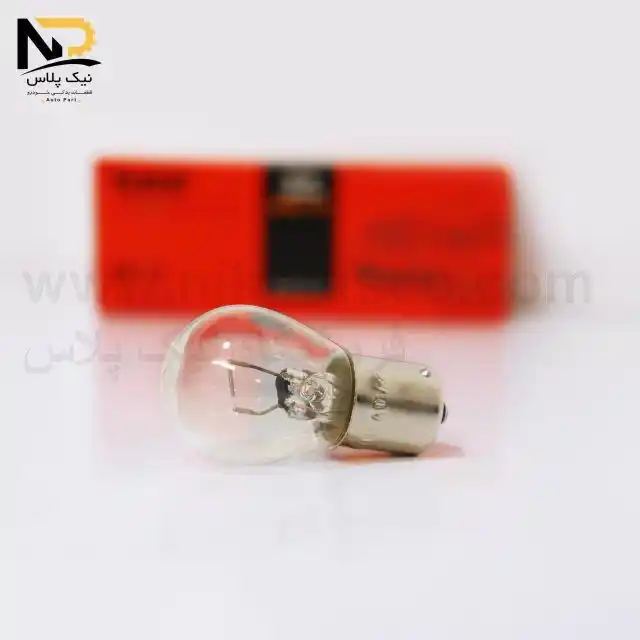 تصویر محصول لامپ یک کنتاکت ته برنجی(12V-21W) اس ام اس1141